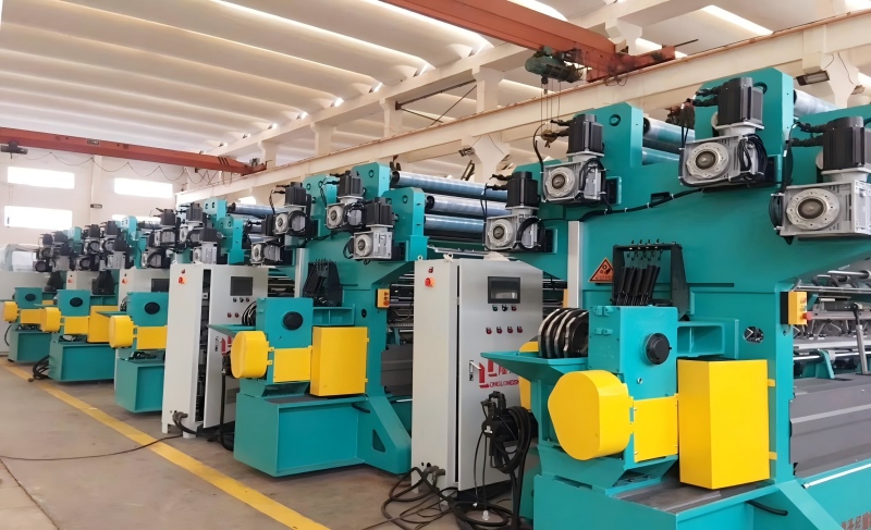 Taller de producción inteligente de tejido de urdimbre de la fábrica Longlongsheng para mallas y textiles para calzado